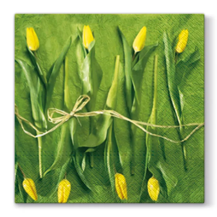 Główne zdjęcie produktu Ubrousky PAW L 33x33cm Fresh Tulips
