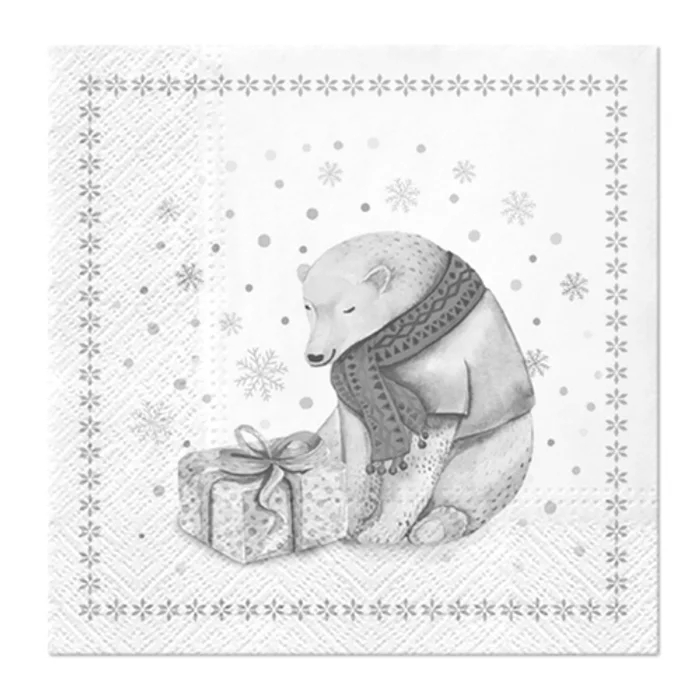 Główne zdjęcie produktu Ubrousky PAW L 33x33cm Surprise for Teddy