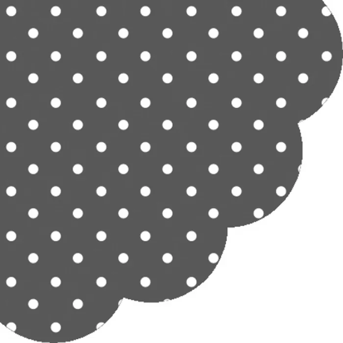 Główne zdjęcie produktu Ubrousky PAW R 32 cm Dots Dark Blue