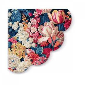 Serwetki PAW R 32cm - 3 warstwy - okrągłe - Flower Splendor [12 szt]