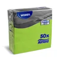 Następne zdjęcie produktu Serwetka PREMIUM Wzór-R żółtozielona 40 x 40 cm [50 szt]