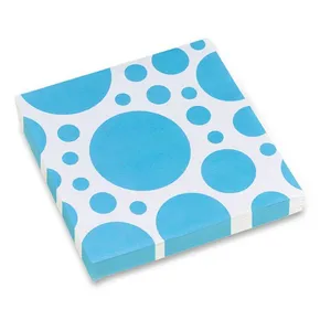 Ubrousky Solid Color Dots modré 20 ks