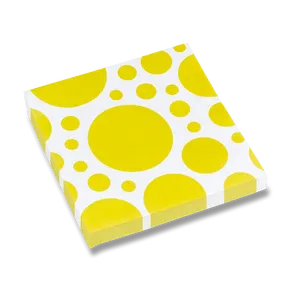 Serwetki Solid Color Dots żółte [20 szt.]