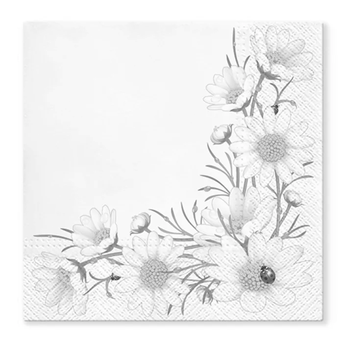Główne zdjęcie produktu Ubrousky TaT 33x33cm Margaret Bouquet Cream