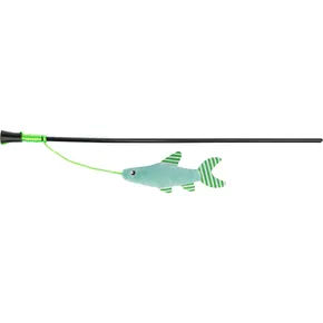 Wędka z rybką, zielona 42 cm