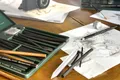Pudełko blaszane Faber-Castell Pitt Monochrome Charcoal, 24 szt