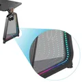 ULTRADESK Herní stůl BOOSTER, 136x70,5 cm, 75 cm, RGB podsvícení, držák sluchátek i nápoj