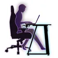 Następne zdjęcie produktu ULTRADESK Biurko dla gracza ENTER V2, 100x60 cm, 75cm, z uchwytem na słuchawki, kompaktowy rozmiar