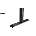 ULTRADESK Biurko dla gracza FORCE - niebieskie, 166x70 cm, 76.5 cm, z podkładką pod mysz XXL, uchwyt na napoje i słuchawki
