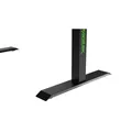 ULTRADESK Biurko dla gracza FORCE - zielone, 166x70 cm, 76.5 cm, z podkładką pod mysz XXL, uchwyt na napoje i słuchawki
