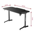 Następne zdjęcie produktu ULTRADESK Biurko dla gracza FRAG - BLACK, 140x66 cm, 76 cm, z podkładką pod mysz, uchwyt na słuchawki i napój