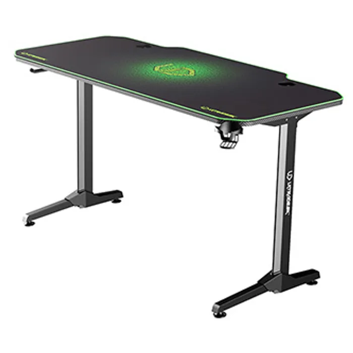 Główne zdjęcie produktu ULTRADESK Herní stůl FRAG - GREEN, 140x66 cm, 76 cm, s XXL podložkou pod myš, s ultradesk