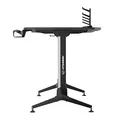 ULTRADESK Biurko dla gracza GRAND YELLOW-GREEN, 160x75 cm, 70-80 cm, 3 st. regulacji wysokości, XXL podkładka pod mysz, uchwyt na 