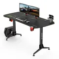 ULTRADESK Biurko dla gracza GRAND YELLOW-GREEN, 160x75 cm, 70-80 cm, 3 st. regulacji wysokości, XXL podkładka pod mysz, uchwyt na 