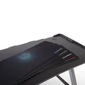 ULTRADESK Biurko dla gracza RACER, 120X64 cm, 77 cm, Podświetlenie RGB, z 4 podkładkami pod mysz XXL, z uchwytem na słuchawki