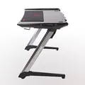 ULTRADESK Biurko dla gracza RACER, 120X64 cm, 77 cm, Podświetlenie RGB, z 4 podkładkami pod mysz XXL, z uchwytem na słuchawki