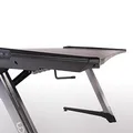 ULTRADESK Biurko dla gracza RACER, 120X64 cm, 77 cm, Podświetlenie RGB, z 4 podkładkami pod mysz XXL, z uchwytem na słuchawki