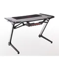 ULTRADESK Biurko dla gracza RACER, 120X64 cm, 77 cm, Podświetlenie RGB, z 4 podkładkami pod mysz XXL, z uchwytem na słuchawki