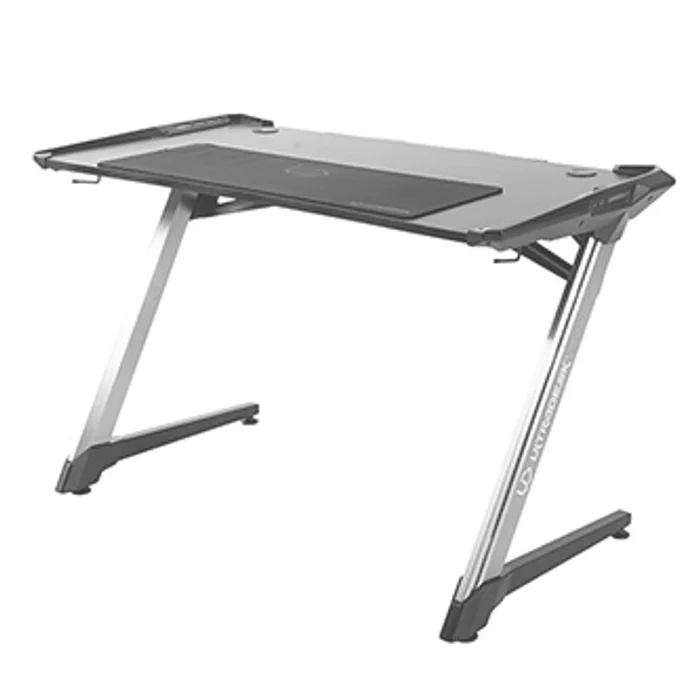 Główne zdjęcie produktu ULTRADESK Herní stůl RACER, 120X64 cm, 77 cm, RGB podsvícení, se 4 XXL podložkami pod myš