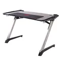 ULTRADESK Biurko dla gracza RACER, 120X64 cm, 77 cm, Podświetlenie RGB, z 4 podkładkami pod mysz XXL, z uchwytem na słuchawki