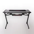 ULTRADESK Biurko dla gracza RACER, 120X64 cm, 77 cm, Podświetlenie RGB, z 4 podkładkami pod mysz XXL, z uchwytem na słuchawki