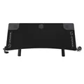 ULTRADESK Biurko dla gracza Ultradesk CRUISER BLACK, 160x70 cm, 66-82 cm, uchwyt na słuchawki, 3 otwory na kable, regulacja wysoko