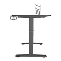 ULTRADESK Biurko dla gracza Ultradesk CRUISER RED, 160x70 cm, 66-82 cm, uchwyt na słuchawki, 3 otwory na kable, regulacja wysokośc