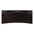 ULTRADESK Biurko dla gracza Ultradesk CRUISER RED, 160x70 cm, 66-82 cm, uchwyt na słuchawki, 3 otwory na kable, regulacja wysokośc