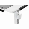Następne zdjęcie produktu ULTRADESK Stół gamingowy WINGER - biały, 111x155x60 cm, 75-122 cm, elektrycznie regulowana wysokość