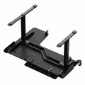 Następne zdjęcie produktu ULTRADESK Stół gamingowy WINGER - czarny, 111x155x60 cm, 75-122 cm, elektrycznie regulowana wysokość