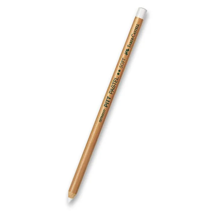 Główne zdjęcie produktu Umělecká křída Faber-Castell Pitt Monochrome bílá, tvrdost S