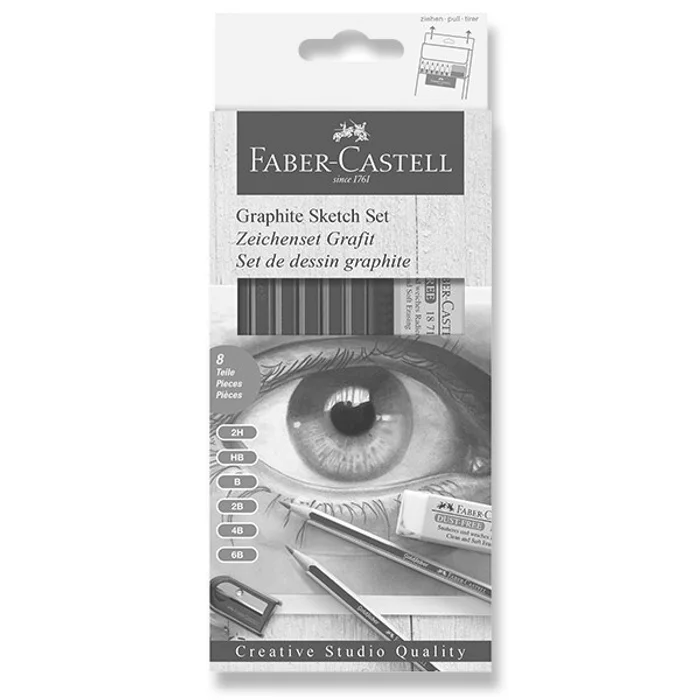 Główne zdjęcie produktu Umělecká sada Faber-Castell Goldfaber Graphite Sketch sada 8 ks