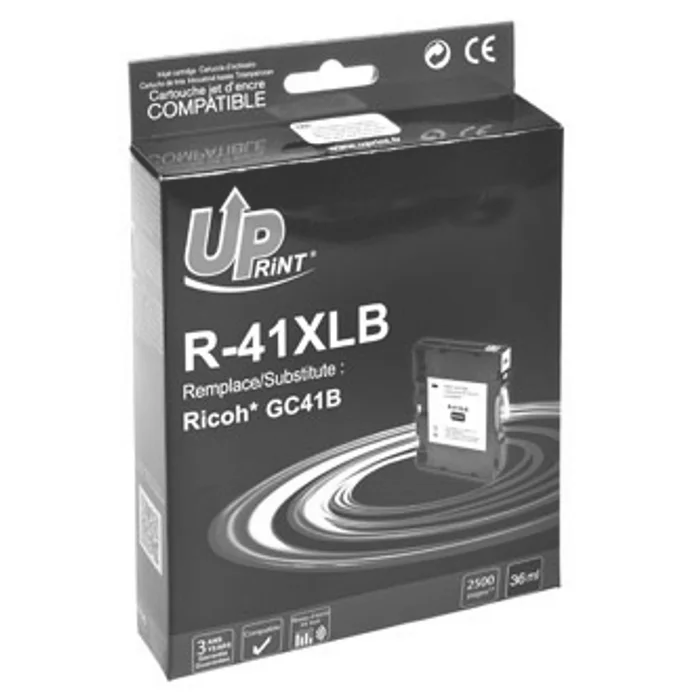 Główne zdjęcie produktu UPrint kompatibilní gelová náplň s 405761, black, 2500str., R-41XLB, pro Ricoh AFICIO SG