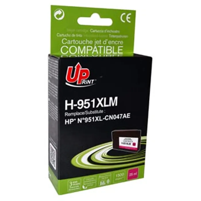 Główne zdjęcie produktu UPrint kompatibilní ink CN047AE, s CN047AE, HP 951XL, magenta, 1500str., 25ml, H-951XL-M,