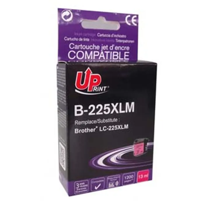 Główne zdjęcie produktu UPrint kompatibilní ink LC-225XLM, s LC-225XLM, magenta, 1200str., 13ml, B-225XLM, pro Br