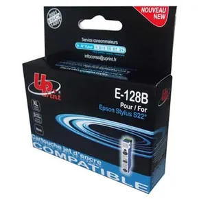 UPrint kompatybilny ink / tusz z C13T12814010, black, 200s, 10ml, E-128B, dla Epson Stylus S22, SX125, 420W, 425W, Stylus Office B