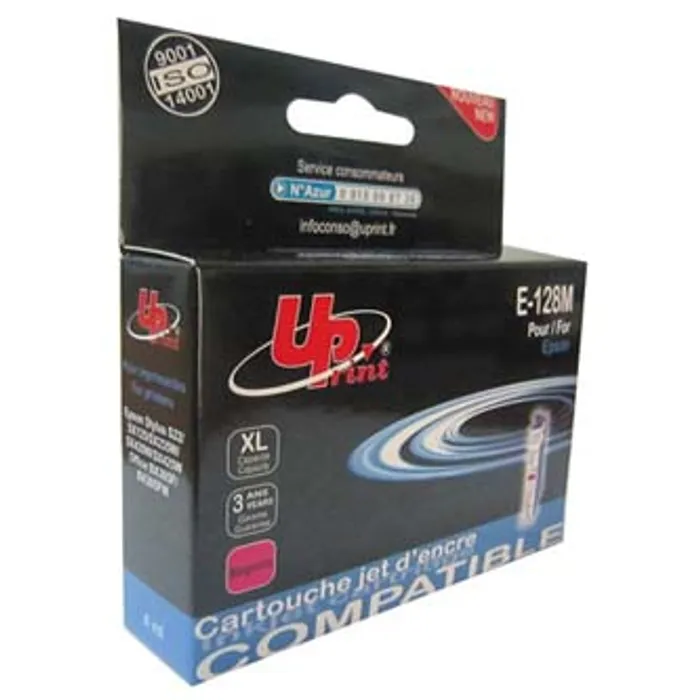Główne zdjęcie produktu UPrint kompatibilní ink s C13T12834011, magenta, 165str., 10ml, E-128M, pro Epson Stylus