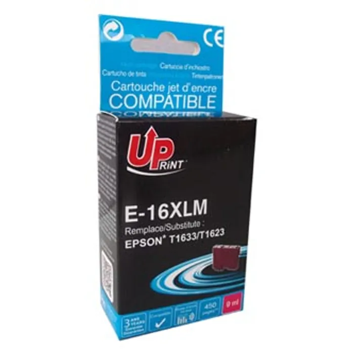 Główne zdjęcie produktu UPrint kompatibilní ink s C13T16334010, T163340, 16XL, magenta, 450str., 9ml, E-16XLM, pr