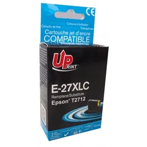 UPrint kompatybilny ink / tusz z C13T27124010, 27XL, cyan, 1100s, 13ml, dla Epson WF-3620, 3640, 7110, 7610, 7620