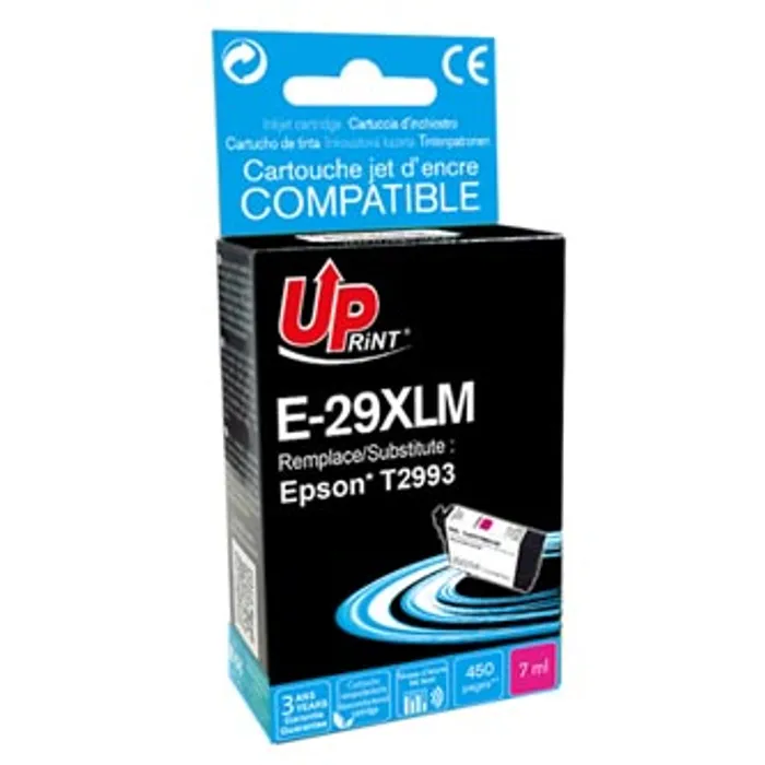 Główne zdjęcie produktu UPrint kompatibilní ink s C13T29934010, T29XL, magenta, 450str., 7ml, E-29XLM, pro Epson