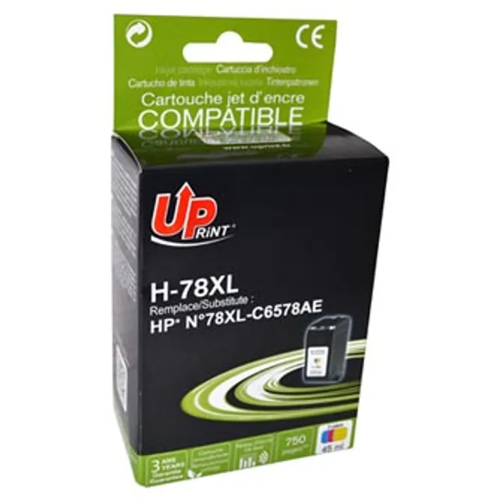 Główne zdjęcie produktu UPrint kompatibilní ink s C6578AE, HP 78, color, 45ml, H-78CL, pro HP DeskJet 970Cxi, 940