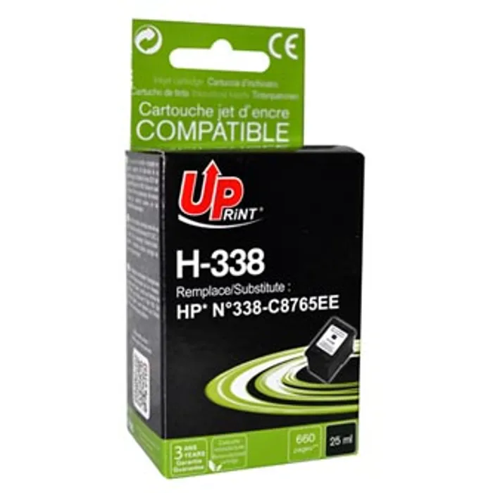 Główne zdjęcie produktu UPrint kompatibilní ink s C8765EE, HP 338, black, 660str., 25ml, H-338B, pro HP Photosmar