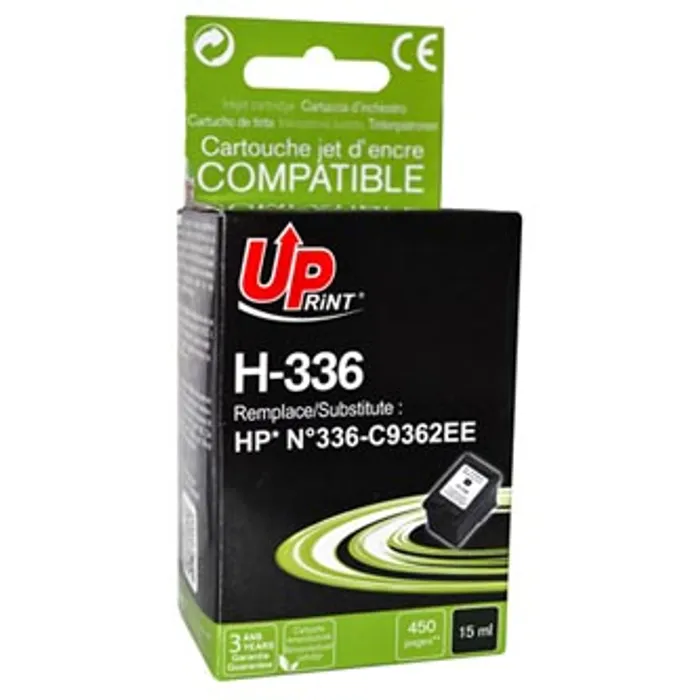 Główne zdjęcie produktu UPrint kompatibilní ink s C9362EE, HP 336, black, 10ml, H-336B, pro HP Photosmart 325, 37