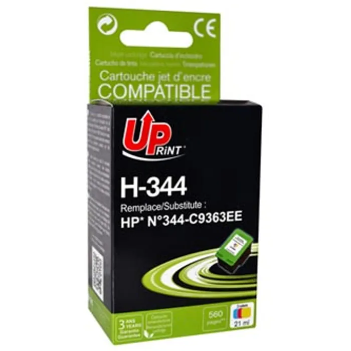 Główne zdjęcie produktu UPrint kompatibilní ink s C9363EE, color, 21ml, H-344CL, pro HP Photosmart 385, 335, 8450