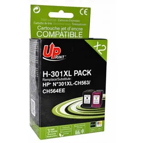 UPrint kompatybilny ink / tusz z CH563EE+CH564EE, HP 301XL, black+color, 20+18ml, H-301XL-PACK, dla HP HP Deskjet 1000, 1050, 2050