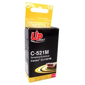 UPrint kompatybilny ink / tusz z CLI521M, magenta, 450s, 10ml, C-521M, z chipem, dla Canon iP3600, iP4600, MP620, MP630, MP980