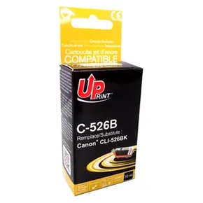 UPrint kompatybilny ink / tusz z CLI526BK, black, 10ml, C-526B, z chipem, dla Canon Pixma MG5150, MG5250, MG6150, MG8150