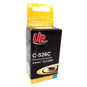 UPrint kompatybilny ink / tusz z CLI526C, cyan, 10ml, C-526C, z chipem, dla Canon Pixma MG5150, MG5250, MG6150, MG8150