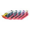 Następne zdjęcie produktu UPrint kompatybilny ink / tusz z CLI571, 2xblack/1xcyan/1xmagenta/1xyellow, C-570/571XL PACK, high capacity, dla Canon PIXMA MG575
