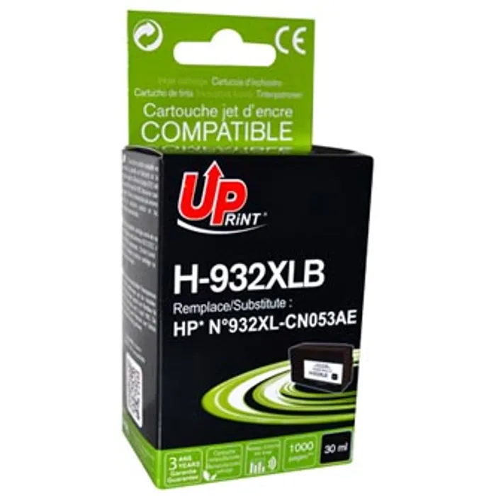 Główne zdjęcie produktu UPrint kompatibilní ink s CN053AE, HP 932XL, black, 1000str., 30ml, H-932-XL, pro HP Offi